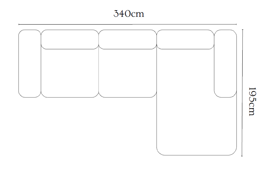 Puffy Sofa Example composition — 340 × 195 cm